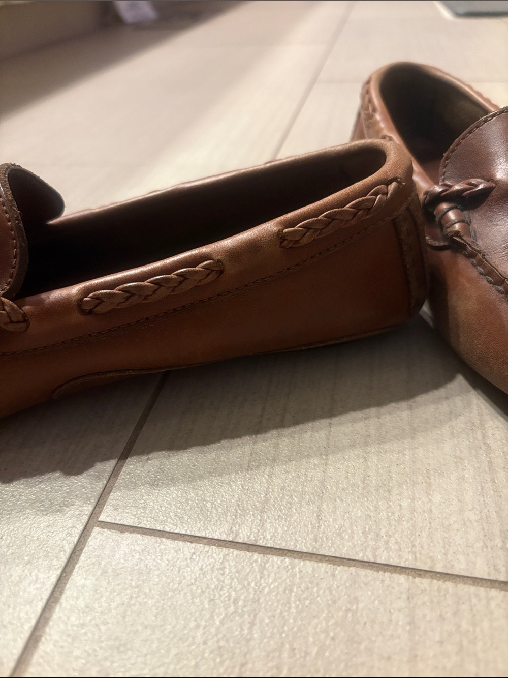 Vintage polo driving shoes - Picture 10 of 11